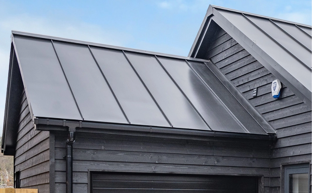 Bungalow with EasySeam Metal Standing seam roof
