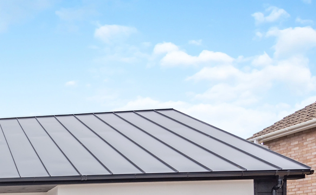 Bungalow with EasySeam Metal Standing seam roof